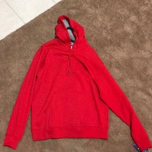 Red Champion hoodie
